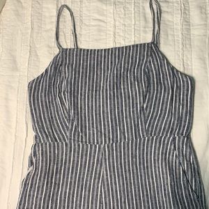 Striped romper